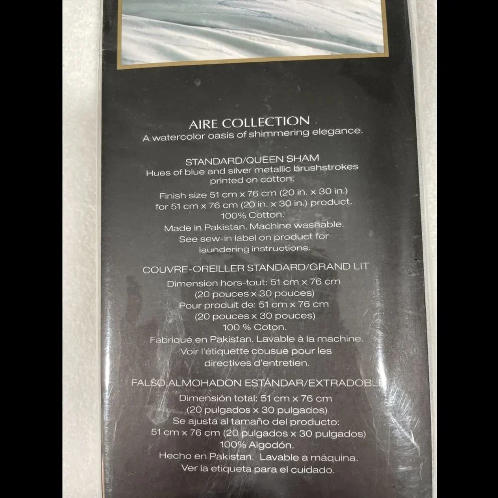 NIB Donna Karan Collection [ 1‎ ] Standard / Queen Aire Pillow Sham